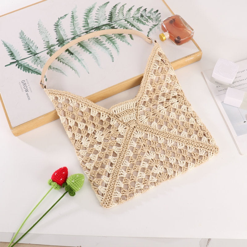 Handcrafted Macrame Shoulder Bag Bowlift