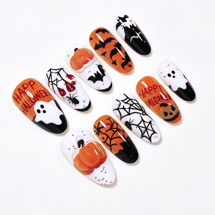 Halloween Theme Nail Art Bowlift