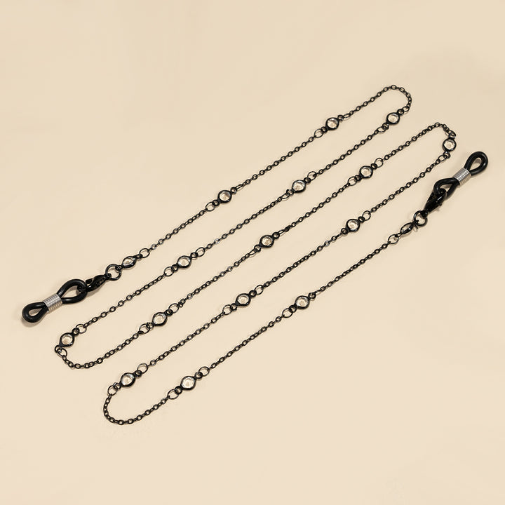 Elegant Rhinestone Glasses Chain Bowlift