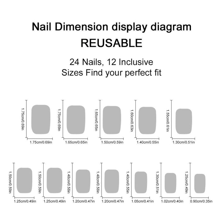 Tropical design artificial nails Bowlift