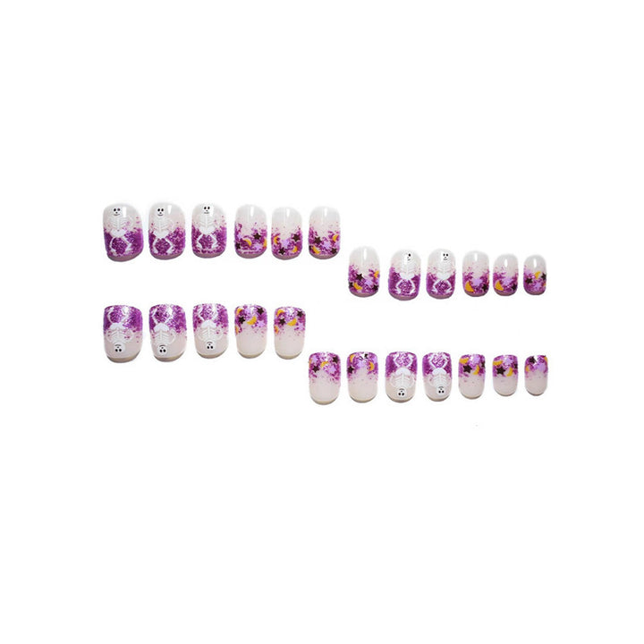 Creative Halloween-Inspired Press-On Nail Art Bowlift