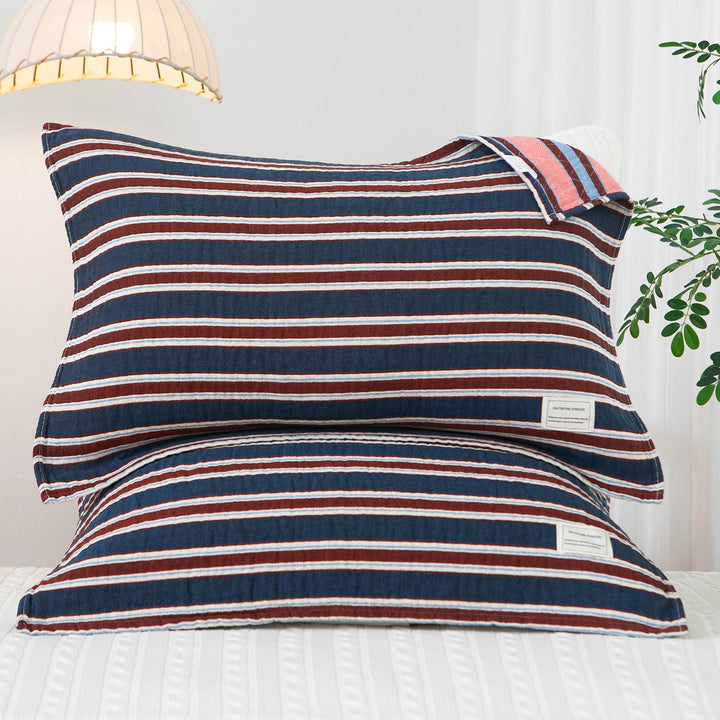 Ladies pillowcases with modern stripe pattern Bowlift