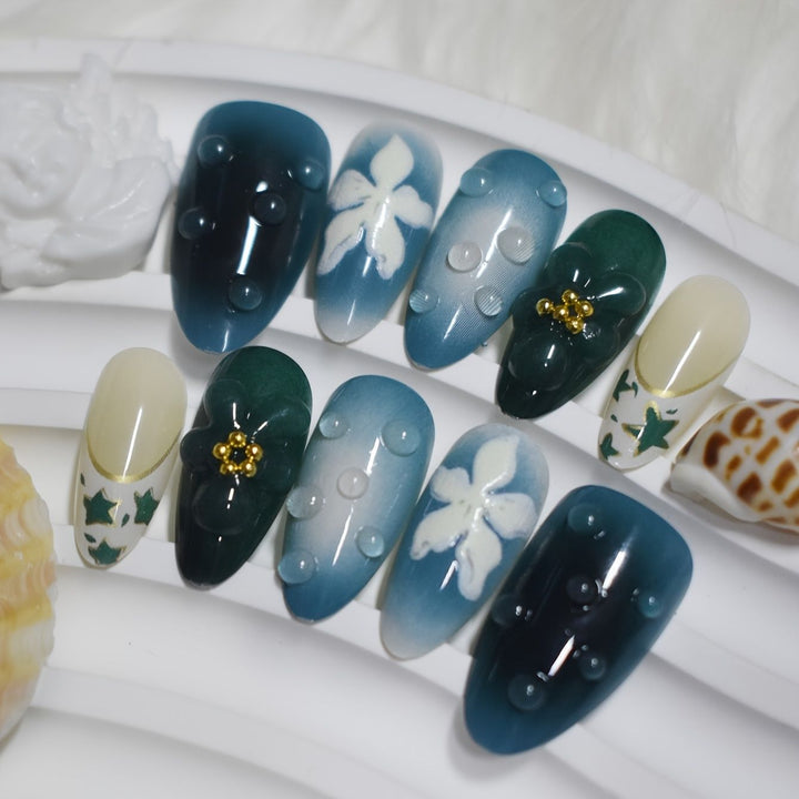 Artistic Gel Nail Art Design Bowlift