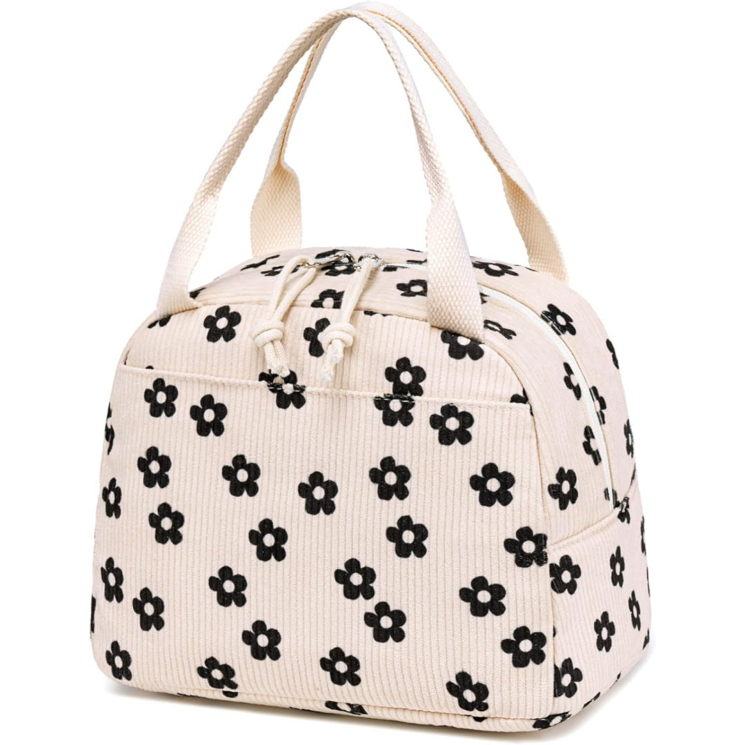Insulated Strawberry Print Lunch Bag Bowlift