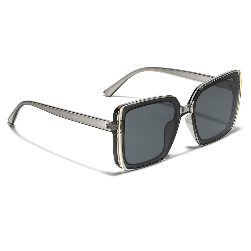 Women oversized designer sunglasses with unique frame Bowlift