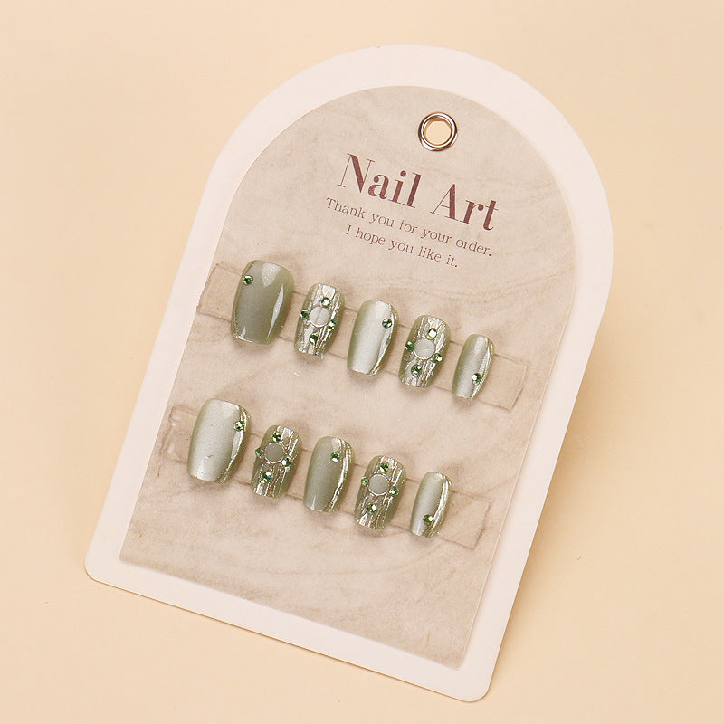Themed Nail Art Press-On Nails with Cute Character and Bow Designs Bowlift