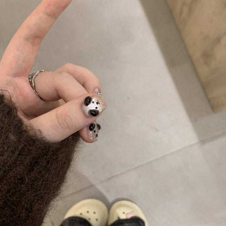 Creative Art Nails In Panda Design Bowlift