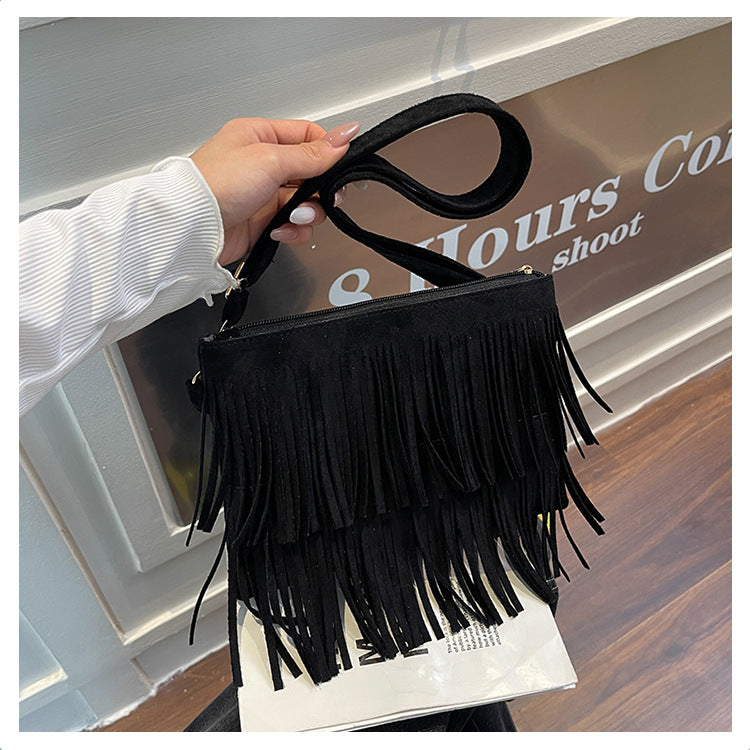 WoStylish Fringe Crossbody Bag Bowlift
