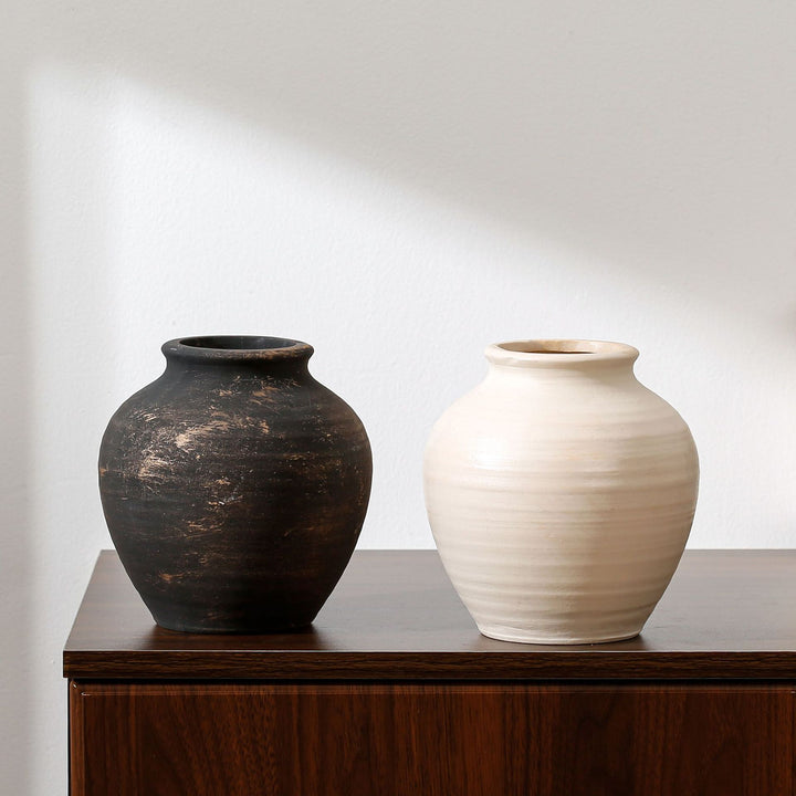 Handcrafted Terracotta Vase Bowlift