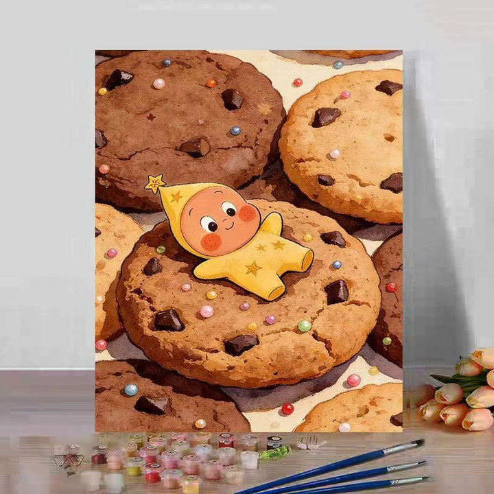 Cute Dessert-Themed Canvas Art Print Bowlift