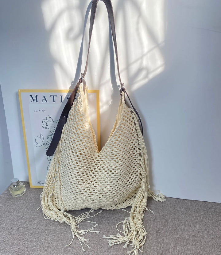 Stylish Macrame Shoulder Bag Bowlift
