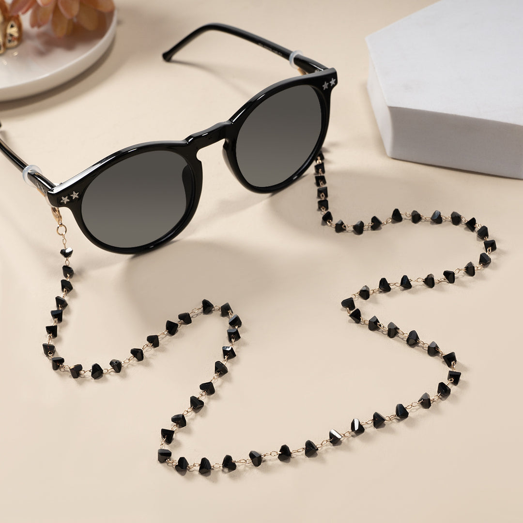 Chic Geometric Beaded Eyewear Holder Bowlift
