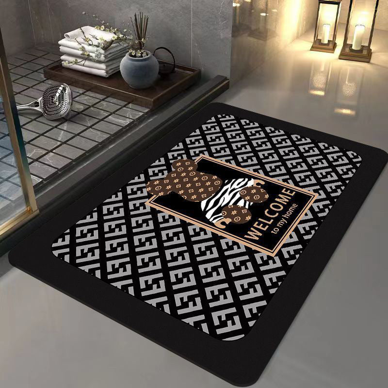 Luxury Abstract Design Bath Mat