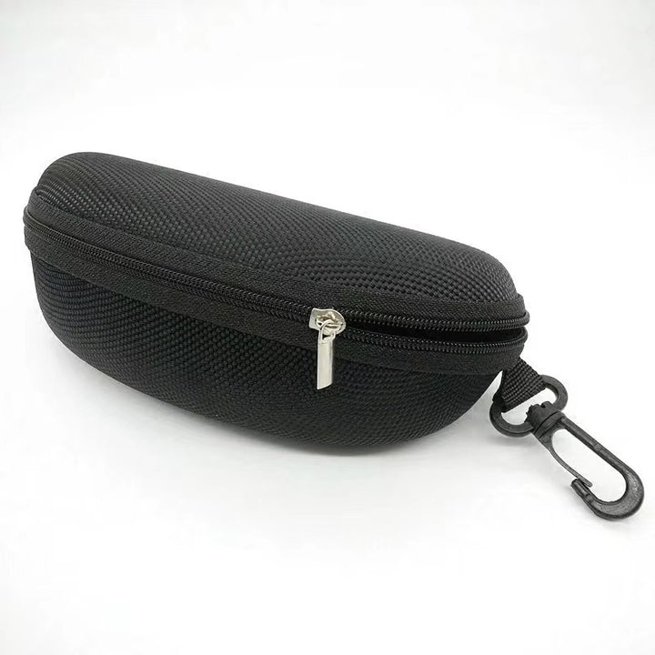 Protective hard shell eyeglass case with wrist strap Bowlift
