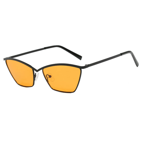 Women's fashionable Cat-Eye sunglasses with elegant metal frame Bowlift