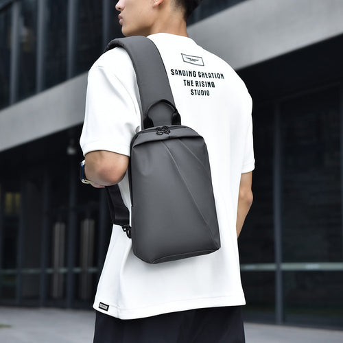 Sleek Water-Resistant Sling Bag Bowlift