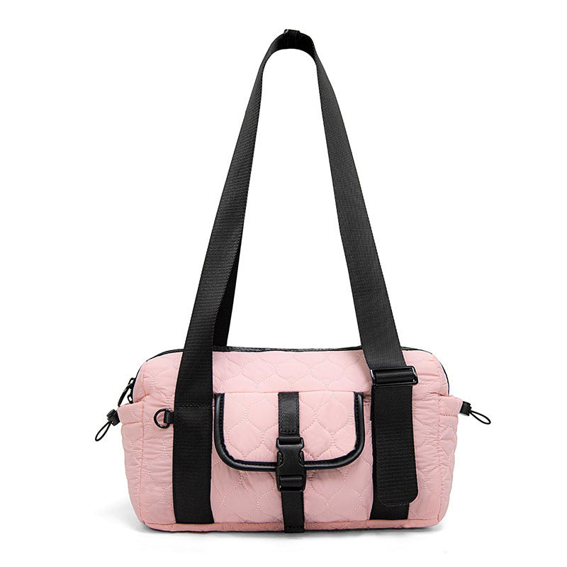 Multifunctional shoulder bag with structured design Bowlift