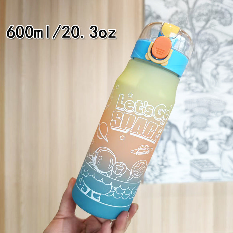 Ladies creative water bottle in space design Bowlift