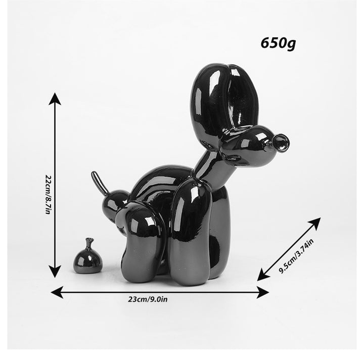 Decorative Dog Figure Bowlift
