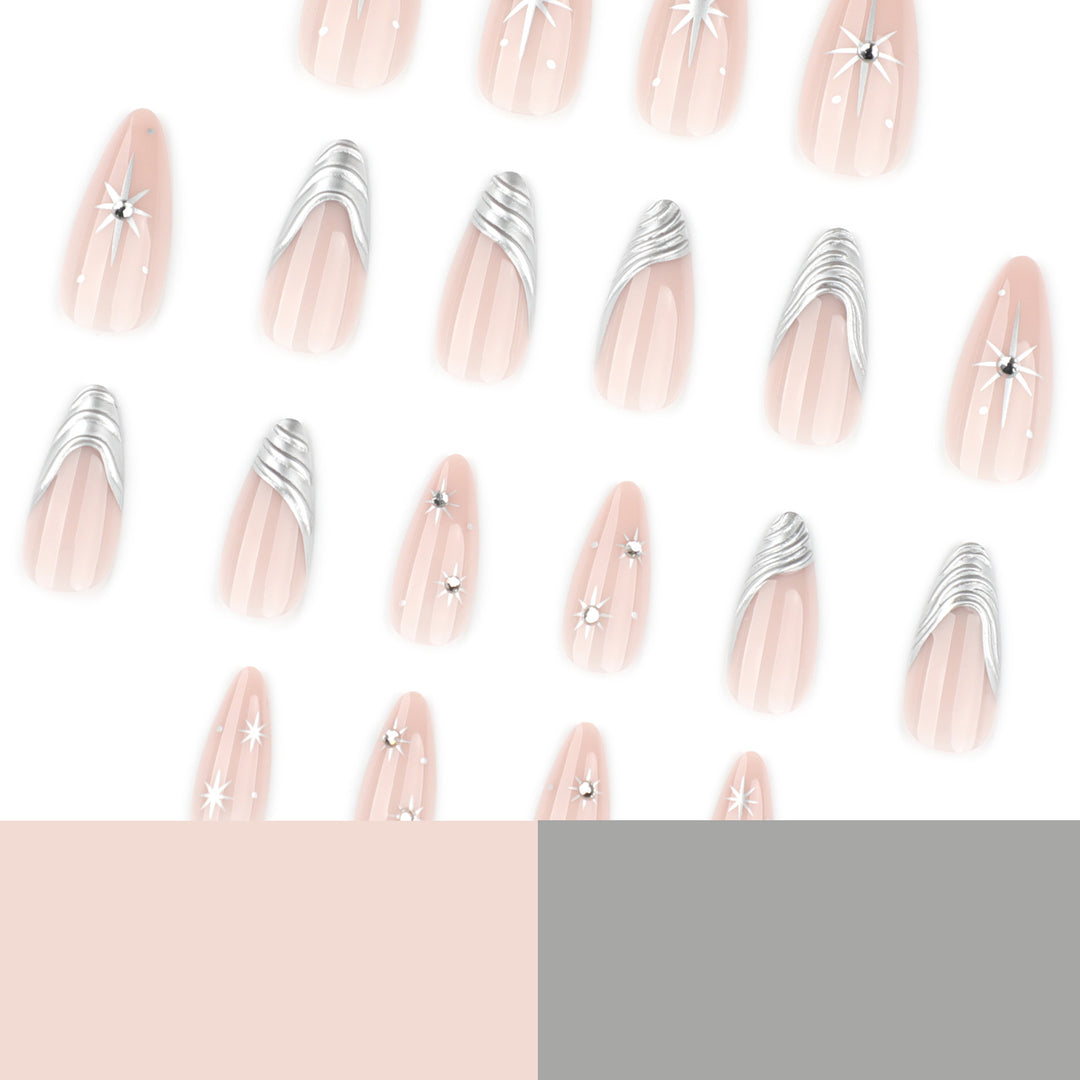Artistic nail extensions with delicate designs Bowlift