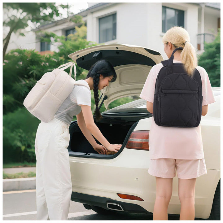 Eleganter Quilted Backpack Bowlift