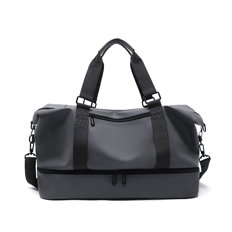 Sporty and Water-Repellent Duffel Bag with Adjustable Carrying System Bowlift