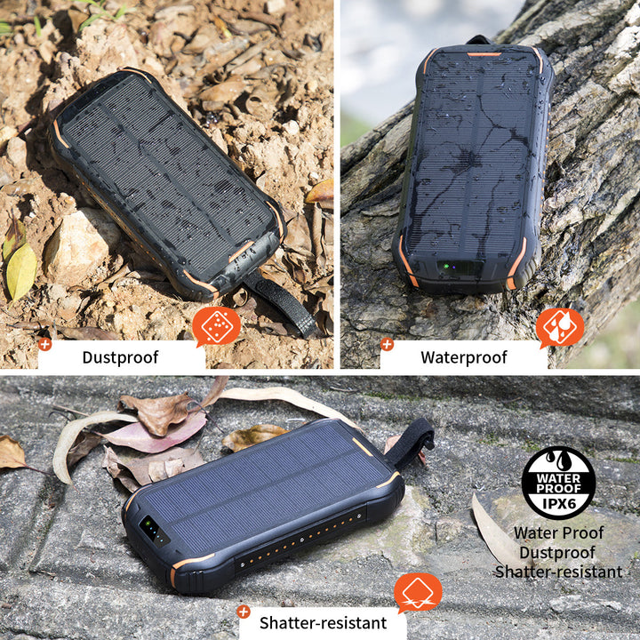 Solar power bank with high storage capacity and IP66 protection Bowlift
