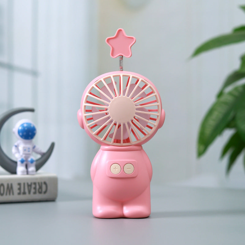 Unisex Creative portable fan in cute figure design Bowlift