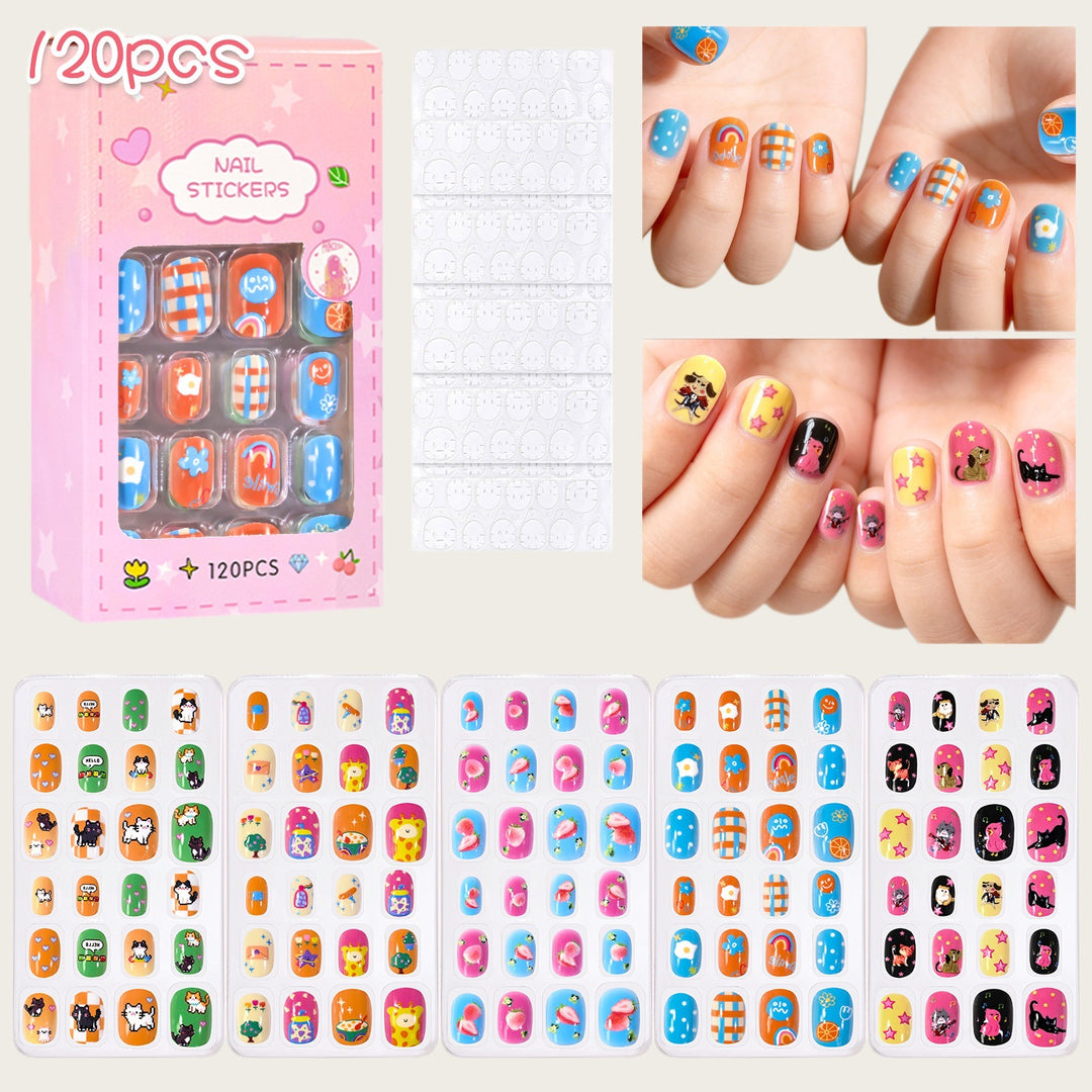 Decorative Cartoon-Themed Nail Sticker Collection Bowlift