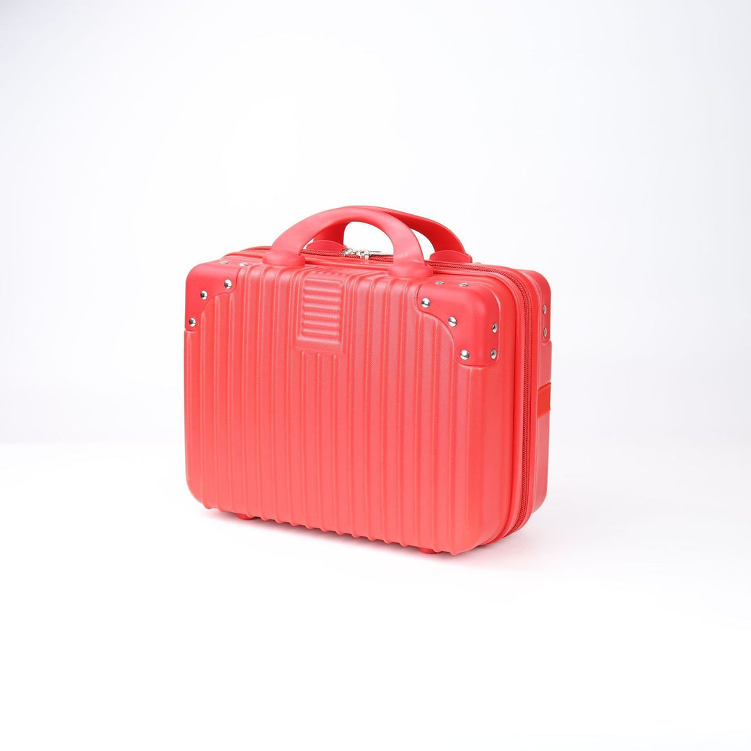 Hard-shell carry-on suitcase with secure lock and innovative design Bowlift