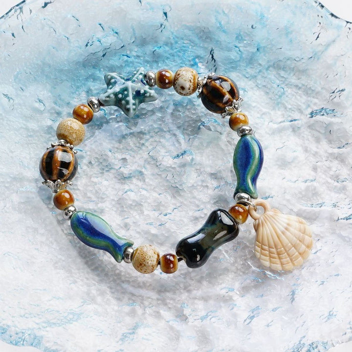 Heart-Shaped Beaded Bracelet Bowlift