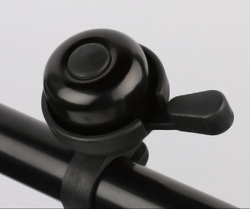 vintage pull style bicycle bell with universal handlebar clamp and tactile lever Bowlift