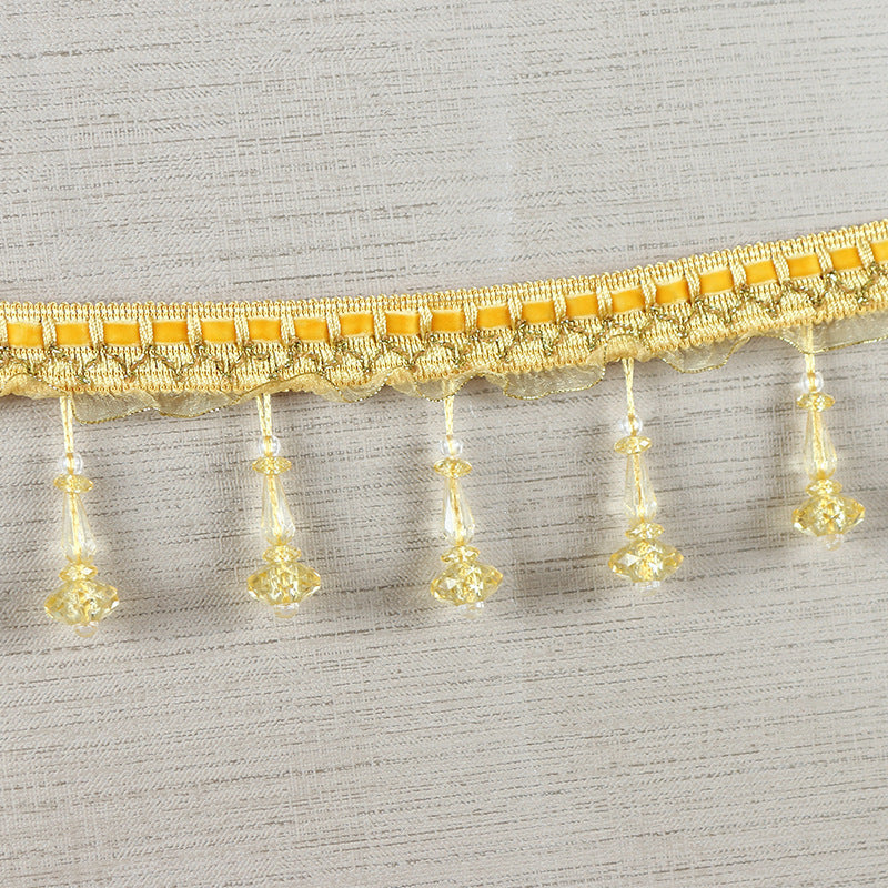 Decorative lace trim with pearls Bowlift