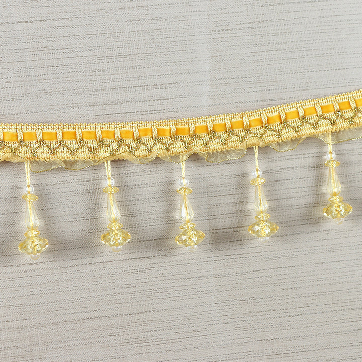 Decorative lace trim with pearls Bowlift