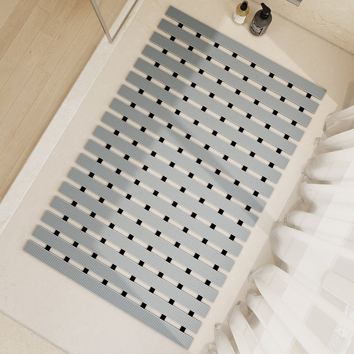 Slatted Bamboo Bathroom Mat Bowlift