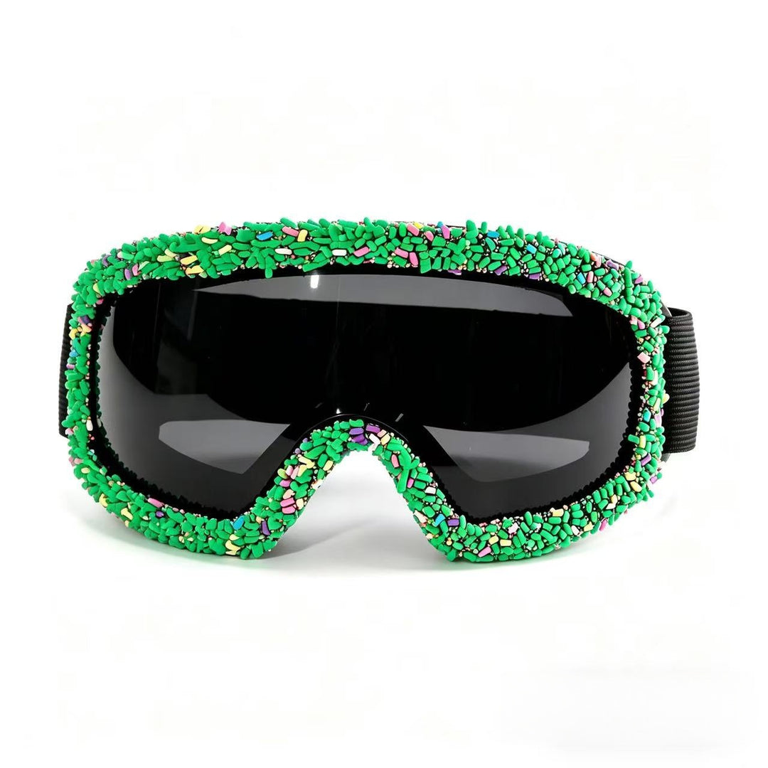 Women's ski goggles in creative design with colorful accents Bowlift