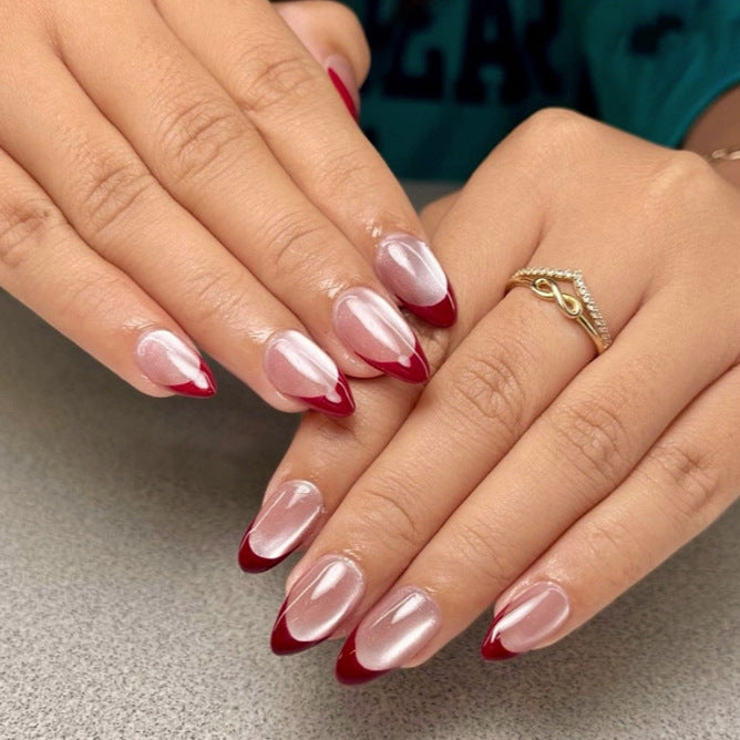 Elegant Stiletto-Style Press-On Nails Bowlift