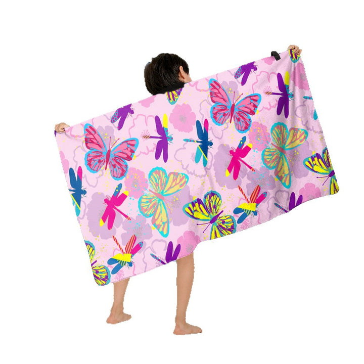 Beach blanket with colorful cupcake design Bowlift