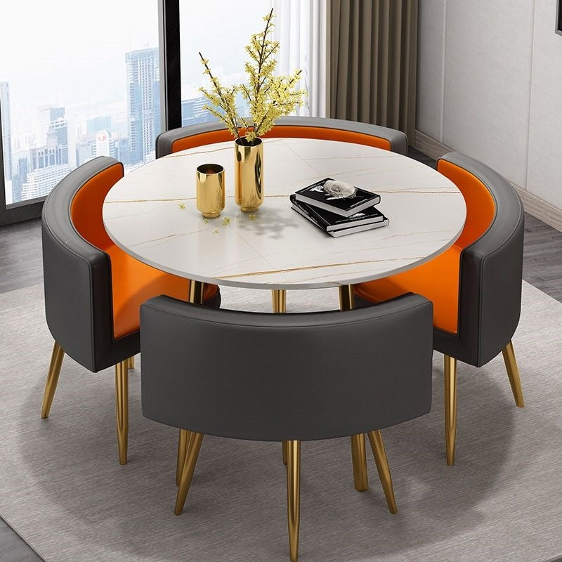Modern Dining Table Set Bowlift