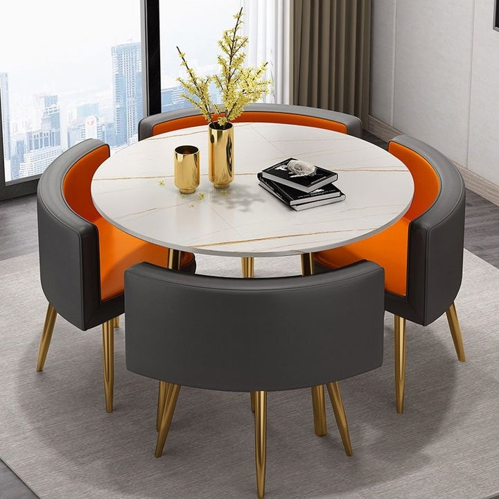 Modern Dining Table Set Bowlift