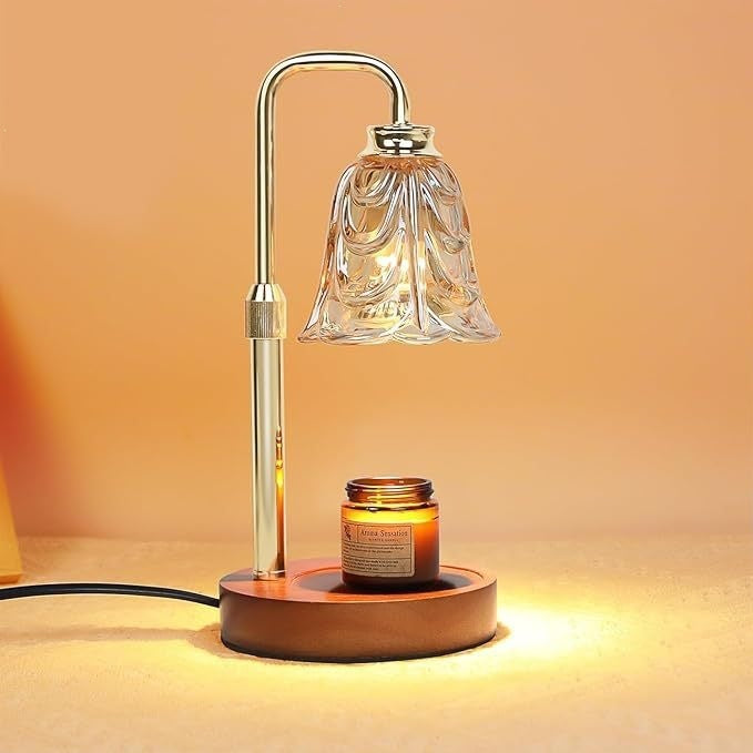 Vintage Glass Table Lamp