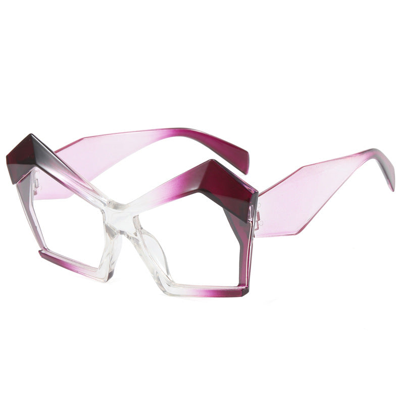 Ladies geometric designer glasses Bowlift