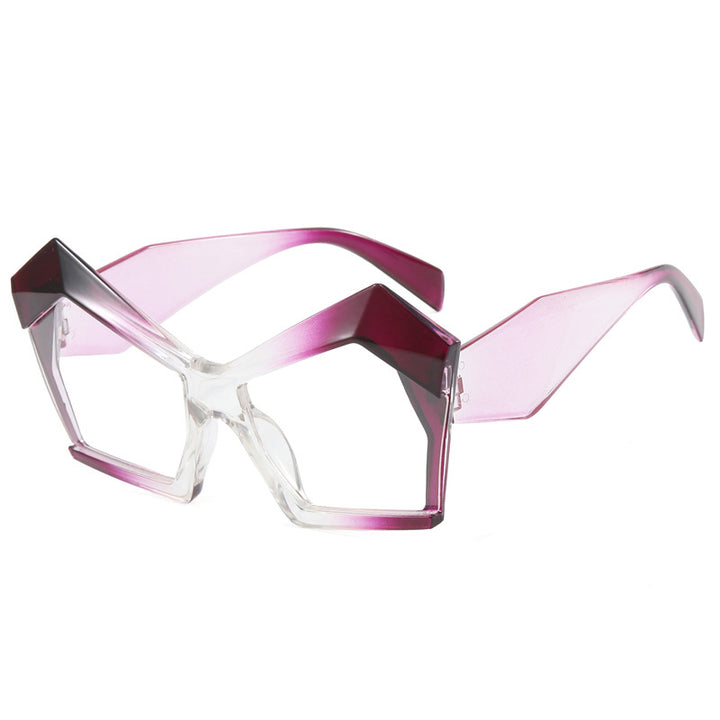 Ladies geometric designer glasses Bowlift