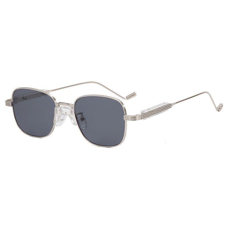 Fashionable Retro Sunglasses with Square Frame Bowlift