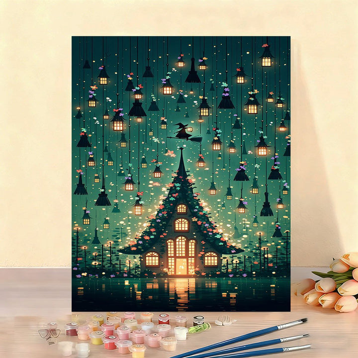 Whimsical Forest Adventure Art Print Bowlift