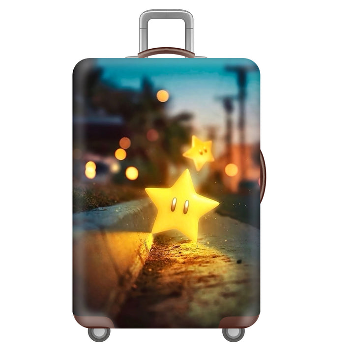 Unisex nan robust hard-shell suitcase with artistic face portrait print and 360° wheels Bowlift