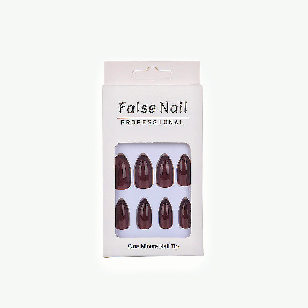 Acrylic nails with elegant almond shape Bowlift