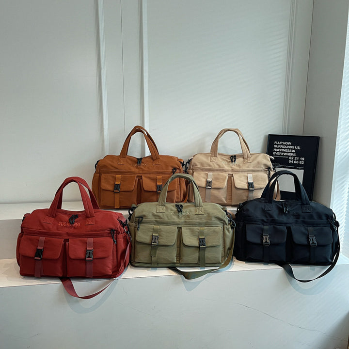 Multi-Pocket Utility Duffel Bag Bowlift