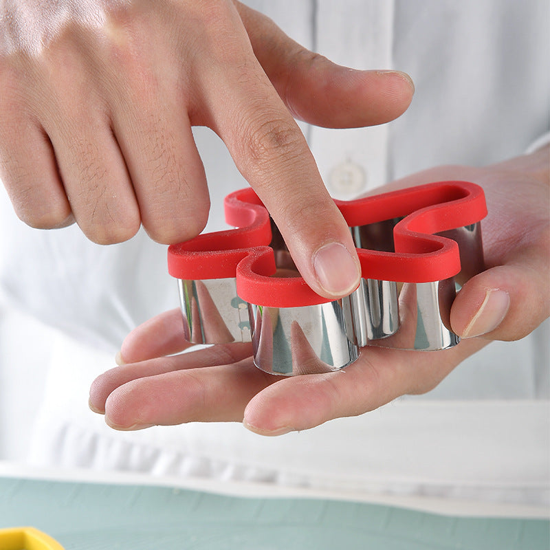 Silicone cookie cutter set for creative cookie decoration Bowlift