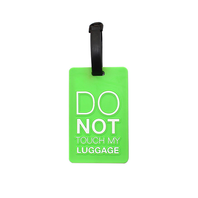 Unisex Luggage Tag with Safety Message Bowlift